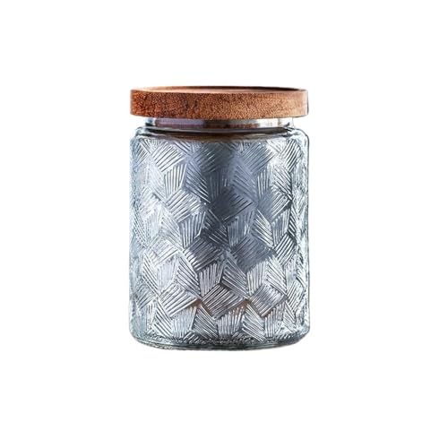 Mantequera con diseño cúbico, tarro de cristal for guardar dulces y miel en la cocina del hogar para encimera de cocina