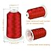 Simthread - 33 Selections - Various Assorted Color Packs of Polyester Embroidery Machine Thread Huge Spool 5500Y for All Purpose Sewing Embroidery Machines - Essential Color 1