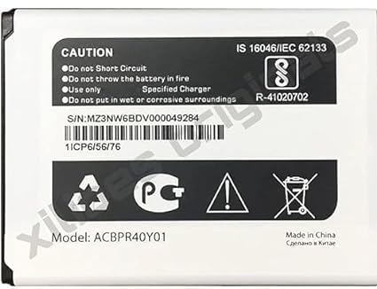 Image of ACBPR40Y01 Battery for yureka yu aace 5014 Mobile Battery with 6 Month Warranty**** (N44)