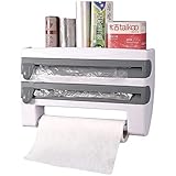 ➕ [INSTALACIÓN SIMPLE]: Incluye Adhesivos para despegar y pegar. Una instalación muy simple en menos de 2 minutos. Un accesorio de cocina muy simple pero a la vez muy usable para organizar el rollo papel cocina