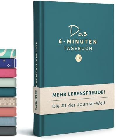 6-Minuten® Tagebuch für Erwachsene 2026 (Das Original) – Mehr Ach...