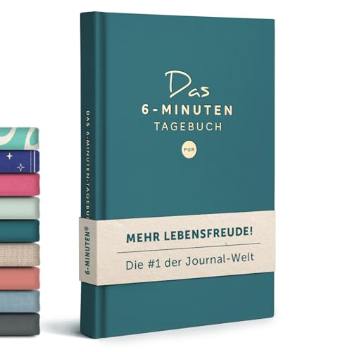 6-Minuten® Tagebuch für Erwachsene 2026 (Das Original) – Mehr Achtsamkeit, Selbstliebe & Resilienz – Dankbarkeitstagebuch, Journal Buch – in 22 Sprachen übersetzt