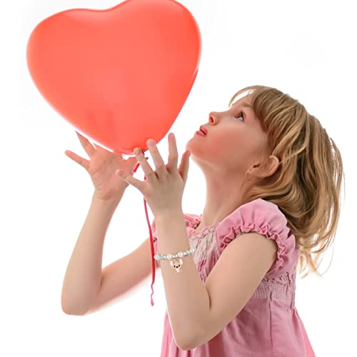 Liny Pink Pearl And Rhinestone Bracelet For Little Girls Charm Bracelet Stitch Bracelets Birthday Graduation Gifts For Niece Daughter Granddaughter (Daughter-Stitch) #TOP5