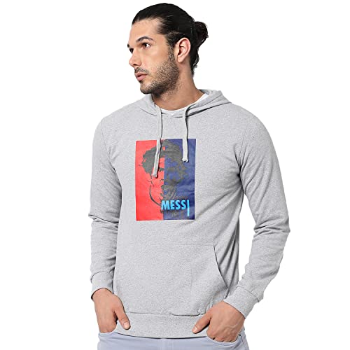 Image of CAHOOT Men's Printed Sweatshirt Regular Fit for Casual Wear | Full Sleeve | Cotton | Stylish Sweatshirt Crafted with Comfort Fit and High Performance for Everyday We