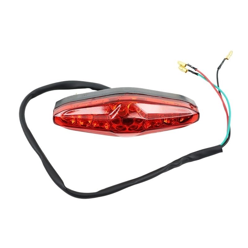 Feu arrière de freinage 12V universel pour moto de motocross et pit dirt bike