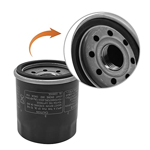 Image of Saihisday 1PC Oil Filter Replacement for YAMAHA 5GH-13440-00-00 5GH-13440-10-00 5GH-13440-30-0 5GH-13440-7(Black)