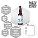 New Baby Gift Essentials for Mom & Dad | Wine Beer Stickers for Baby Shower Presents (Daddy Milestones Beer Labels)