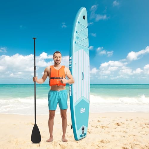 11336-Premium-Inflatable-Stand-Up-Paddle-Boards-with-Durable-SUP-Paddle-Board-Accessories-Wide-Stable-Design-Includes-Backpack-Required-Parts-Non-Slip-Comfort-Deck-for-Youth-Adults 11”33“6 Premium Inflatable Stand Up Paddle Boards with Durable SUP Paddle Board Accessories Wide Stable Design Includes Backpack Required Parts Non-Slip Comfort Deck for Youth & Adults - Image 6