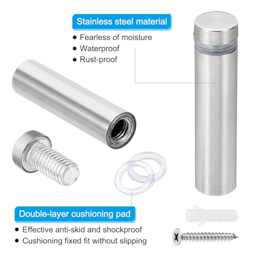 Vis de fixation pour panneau en acier inoxydable de qualité supérieure finition argent