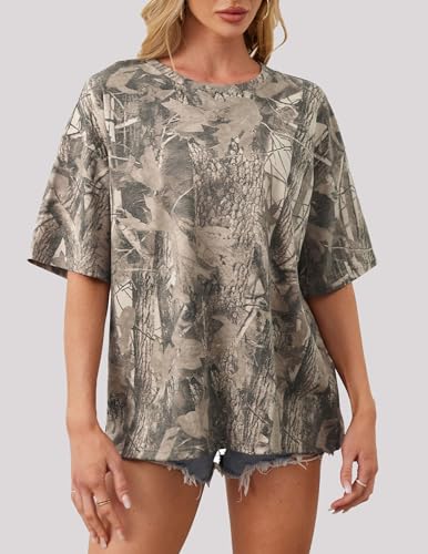 Women Oversized Striped Short Sleeve T-Shirts Color Block Crew Neck Basic Shirt Casual Loose Tops Summer Tee Shirt - Image 3