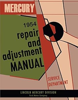 Paperback 1954 Mercury Repair and Adjustment Manual Book