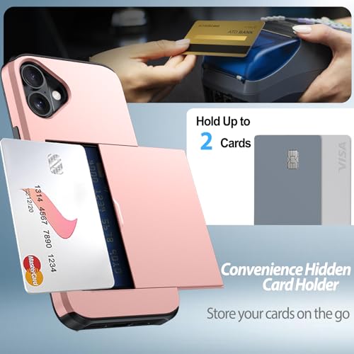 Fente pour carte cachée sur cette coque iPhone 16 Plus pour éviter les pertes