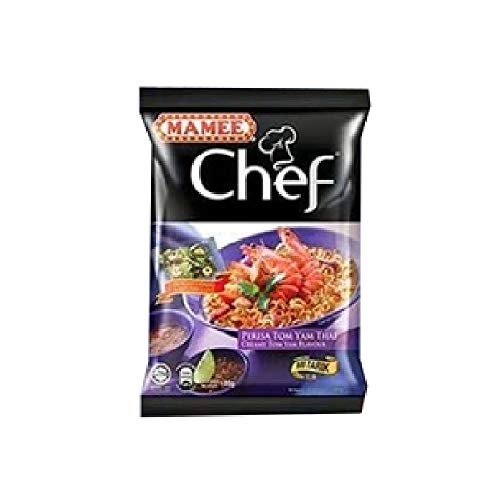 Mamee Chef Instant Noodles 80g (Tom Yam, 8 Packs)