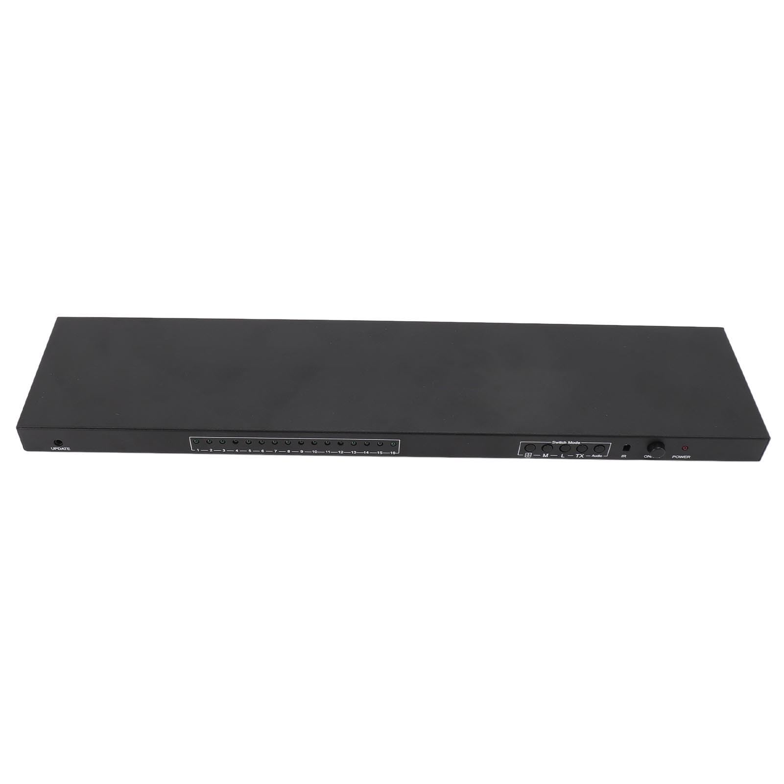 Controlador de Video Wall, 4x4 4K, Expansión de Espacio de Pantalla, Interfaz Multimedia HD, Empalmador de Video para Televisores (Enchufe de la UE)