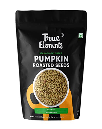 Image of True Elements Pumpkin Seeds 250g - Protein Rich, Roasted Pumpkin Seeds for Eating, Healthy Snack