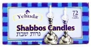 Yehuda Holy Land, Candle Sabbath 72Ct, 1-Each (8 Pack) (Value Bulk Multi-Pack)