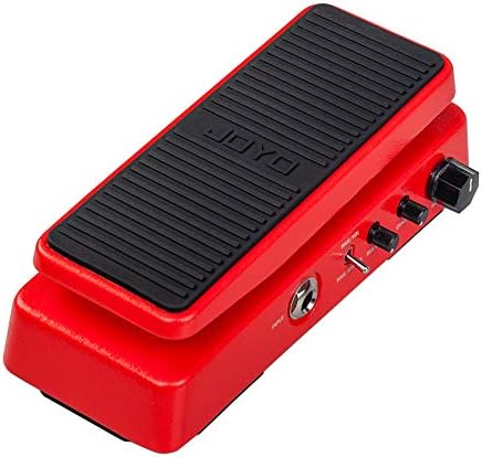 JOYO WAH-II Classic Wah Pedal Bundle with CM-05 Guitar Pedal Mono 6.35mm Patch Cables 1.2 Feet