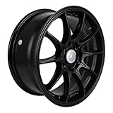 SCITOO wheel rims size:16 * 7.0in,ET:38,H/PCD:8 * 100/114.3,CB:73.1,1 pcs MATT BLACK