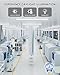 fmwkrj 4FT 4 Pack Super Bright LED Shop Lights, 60W 9600LM 6000K Workbench Tube Light, T8 Linkable Ceiling Light Fixture for Garage, Cabinet, Supermarket, Warehouse, Barn