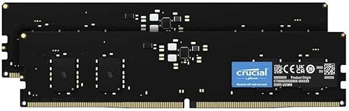 Miniatura 10 de Crucial RAM Kit de 32 GB (2 x 16 GB) DDR5 5600 MHz (o 5200 MHz o 4800 MHz) Memoria de escritorio CT2K16G56C46U5