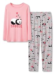 Pink & Gray Panda (Long Sleeves)