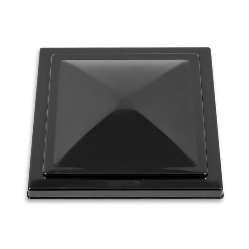 Roof Vent Lid Ventline Manufactured Before 2008 Black Polycarbonate With Vent Lid and Installation Hardware With English/French Language Packaging