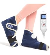 1 Pair Electric Heated Foot Ankle Warmers - Feet Heating Pads Deep-penetrating Heat for Achilles ...