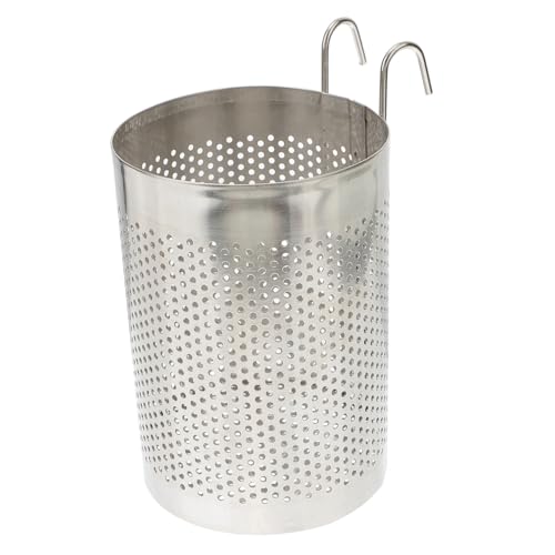 VALICLUD Cesta Escurreplatos de Acero Inoxidable para Cubiertos Organizador de Utensilios de Cocina con Diseño Simple Espacioso y Resistente Fácil de Colgar y Limpiar para Fregadero Hogar