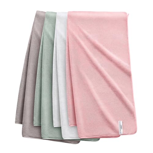 JOYMOOP Bath Towels 4 Packs Extra Large 60' x 30', Quicker to Dry Towels for Bathroom, Super Soft...