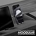 ULTRARM Moodular Add-ons Phone Stand [Accessory Only - Requires Moodular Wooden Monitor Stand Slide Rails for Use] Black MSA-PS