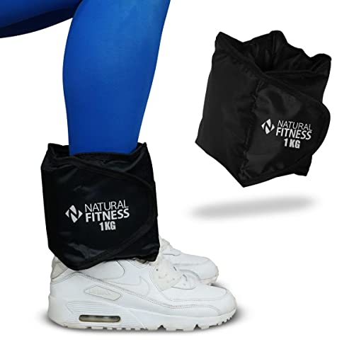 Par de Tornozeleira Caneleira Profissional Com Peso 1 kg