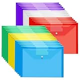 Plastic Wallets A4-30 Pack Plastic Folders...
