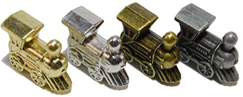 Markadores metálicos Mexican Train para dominó, set 4 miniatura 4