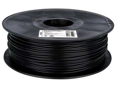 Velleman PLA3B1 PLA Filament for 3D Printers, 1 Grade to 12 Grade, 4716" Length, 1/8" Diameter, Black