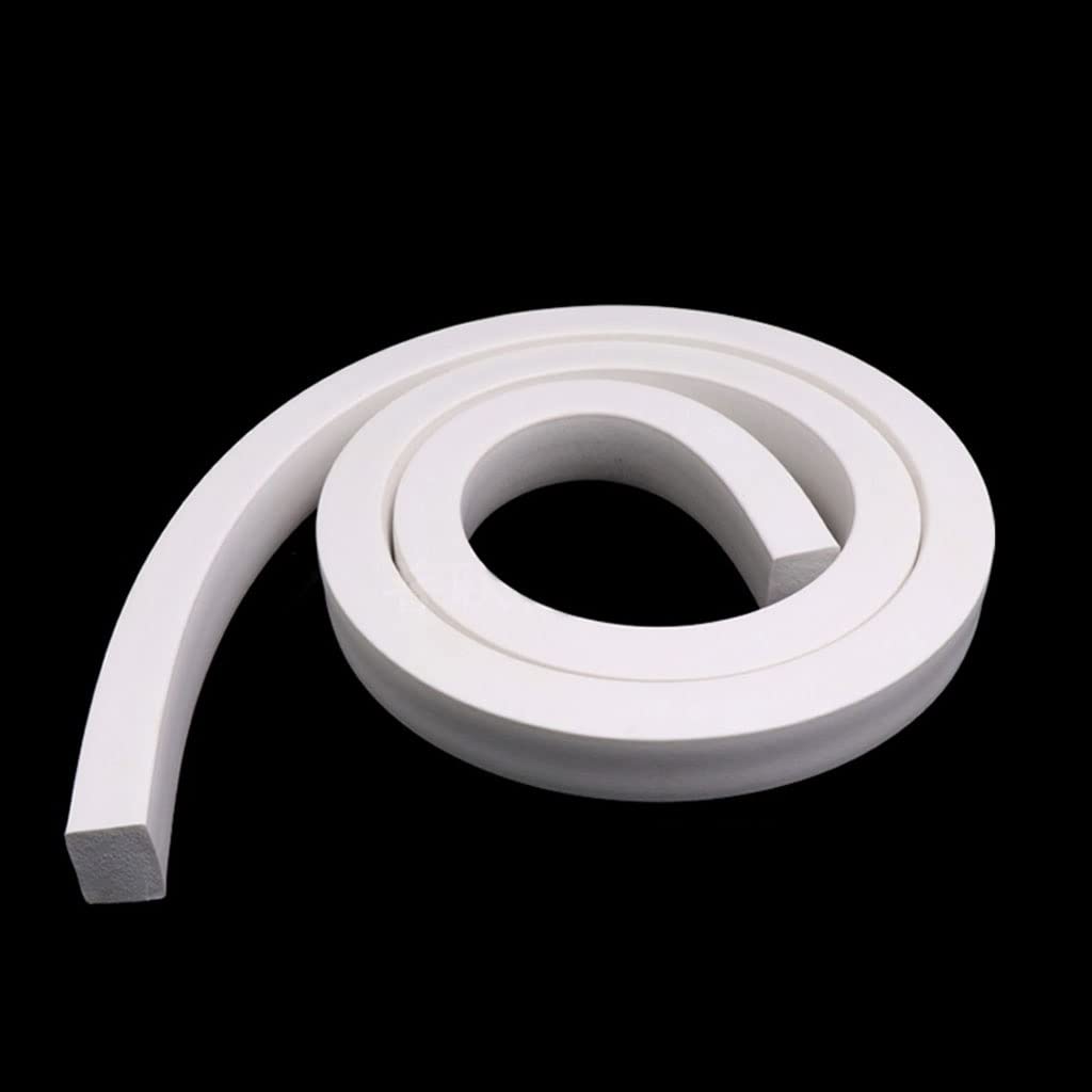 1 Pièces 1/2/3/5 Mètres Carré Éponge Bande, Blanc Silicone Mousse Caoutchouc Portes Fenêtres Joint Garniture Joint 5x5mm-20x30mm (Size : 1 Meter, Color : 30 x 30mm)