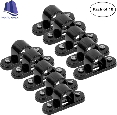 Biella Pack Of 10 Pvc Electrical Conduit Pipe & Fittings – Durable, Corrosion-resistant Solution For Indoor And Outdoor Electrical Wiring And Cabling (Saddle, 25MM)