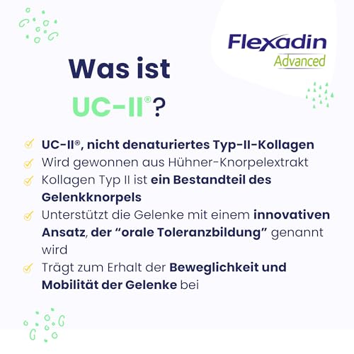 Vetoquinol Flexadin Advanced für Hunde | Doppelpack | 2 x 60 Chews | Ergänzungsfuttermittel zur Unterstützung der Gelenkgesundheit | Mit immunaktivem Kollagen, Omega-3 & Vitamin E