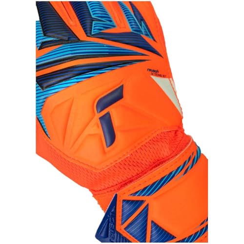 Guantes Reusch Attrakt Starter Solid Junior con palma resistente para fútbol base 3