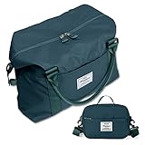 Weekender Gym Duffel Bags for Women Peacock Blue Cute Travel Tote Bag with Toiletry Bag Carry On Bag Overnight Bag with Wet Pocket Hospital Bag for Labor and Delivery