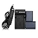 Powerextra 2 Pack Replacement Canon NB-2L, NB-2LH Battery with Charger for Canon PowerShot G7 G9 S30 S40 S45 S50 S60 S70 S80 DC410 DC420 VIXIA HF R10 HF R100 HF R11 EOS 350D 400D Digital Rebel XT XTi