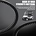 Gjhch Drive Belt & Starter Belts Kit for EZGO 4 Cycle Gas Golf Cart 1994-Up, Golf Cart Belt and Club Car Belt Replacement 26414G01,72054G01, Set of 2