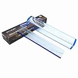 8 Inch 5X Blue Raised Domed Bar Magnifier 7513B with Reading Tracking Line Optical Tool Bar Magnifying Glass