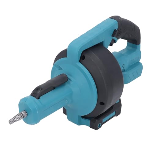 Tarière de Vidange électrique sans Fil 21V, Batterie 6000mAh, Câble de 7m avec Alimentation Automatique, Outil Serpent de Plomberie pour Tuyaux de 3/4 à 2 Pouces (Prise UE)