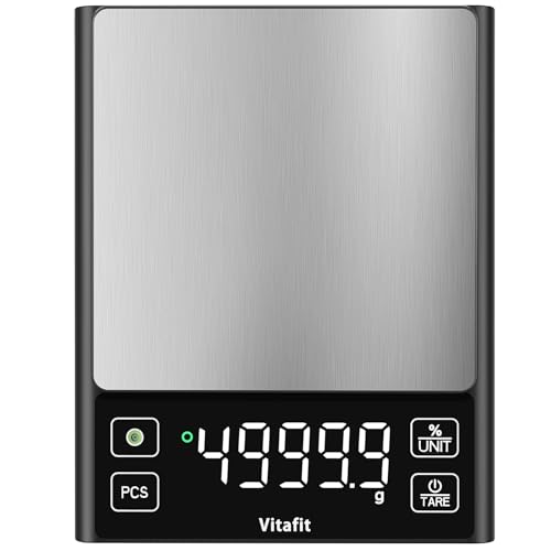 Vitafit 5kg Balance de Cuisine, Précision 0.1g par...