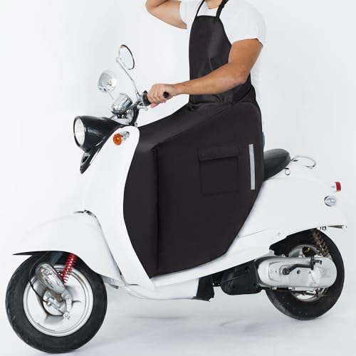 Protection thermique jambes pour scooter et moto - Tablier de protection universel