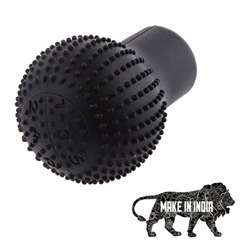 ACUTAS Anti-Scratch Universal Fit Silicon Gear Knob Protective Bump Shift Knob Cover (Black)