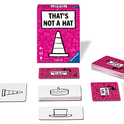 Ravensburger Thats Not A Hat - Fun Bluffing & Memory Party Game for All Ages Components | Ideal for Family Gatherings | Great Replay Value | FSC-Certified Materials