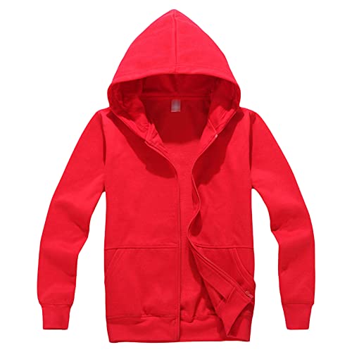 Sweats à capuche zippés pour hommes sweatshirt léger de sport avec poches et manches longues