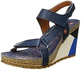 Art Güell, Sandalias con Punta Abierta Mujer, Azul (Jeans J