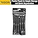 RIGOR 56001 Non-Marring Pick and Pry Bar Set, 6 PCS | Removal Lever Set | Replacing Gaskets, Oil Seals, O-Rings, Small Part